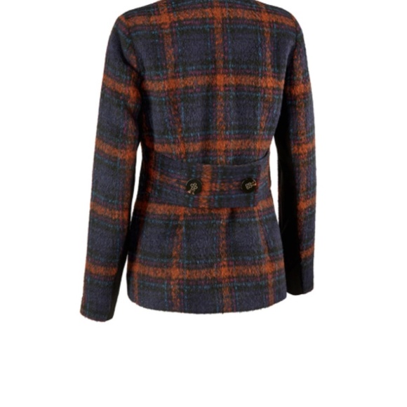 Cabi Checkmate Jacket  Medium Style 3736 Navy/Orange - Picture 7 of 8